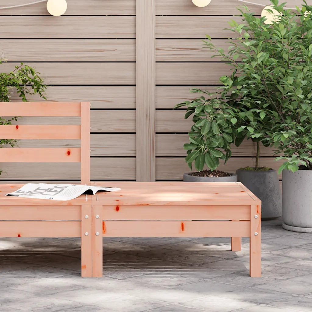 Sedia da giardino-Poggiapiedi da Giardino in Legno Massello di Douglas 205218