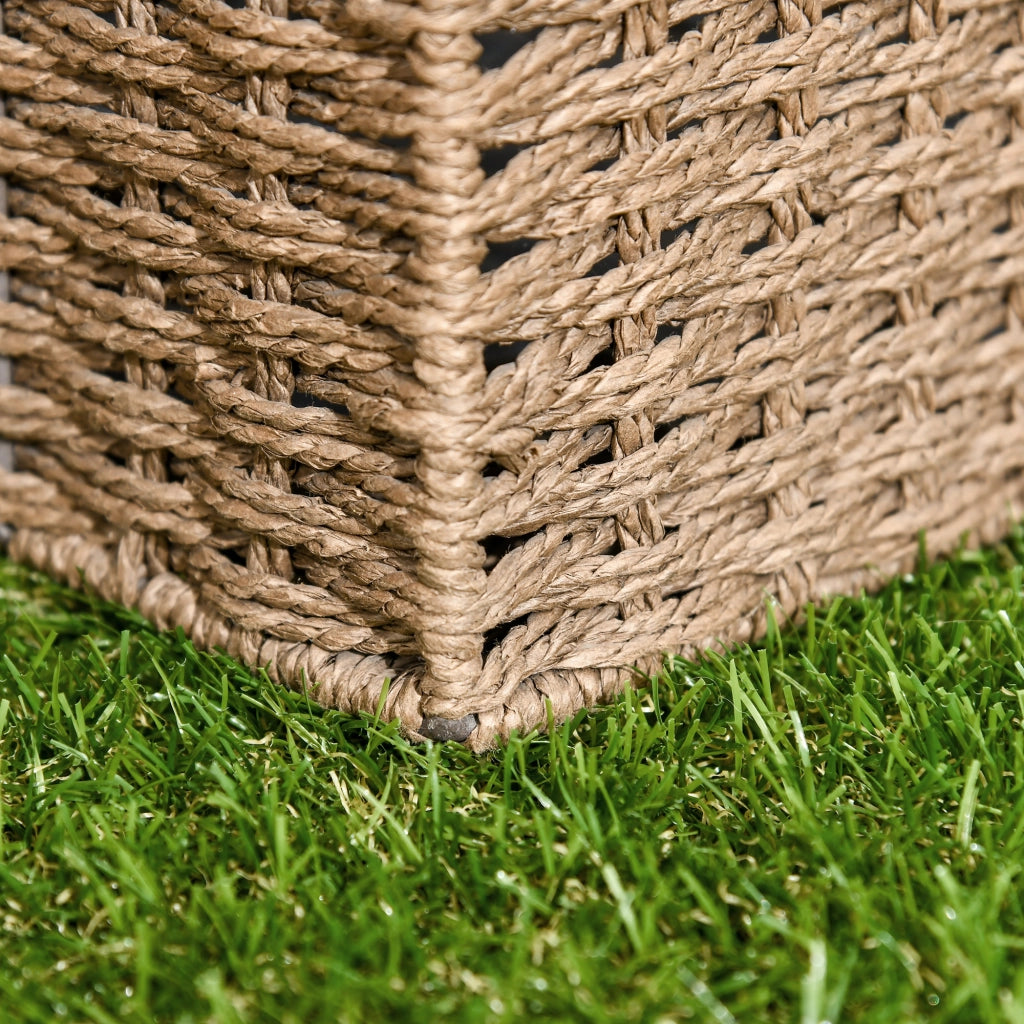 Erba sintetica modulare 10 pezzi 30 x 30 cm verde scuro, drenante e resistente ai raggi UV