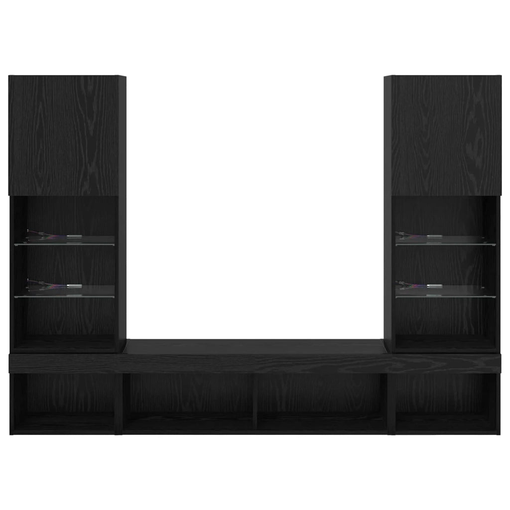 Unità a muro per TV con LED 5 pcs 40,5 x 30 x 102 cm 3402959