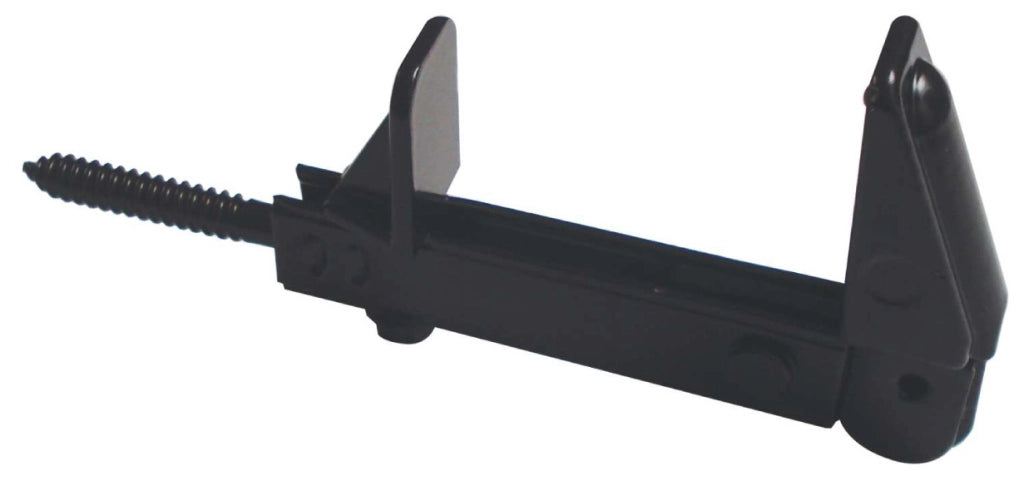 FERMAIMPOSTE A VITE MM.120 NERO CON FERMO 50.00 pz