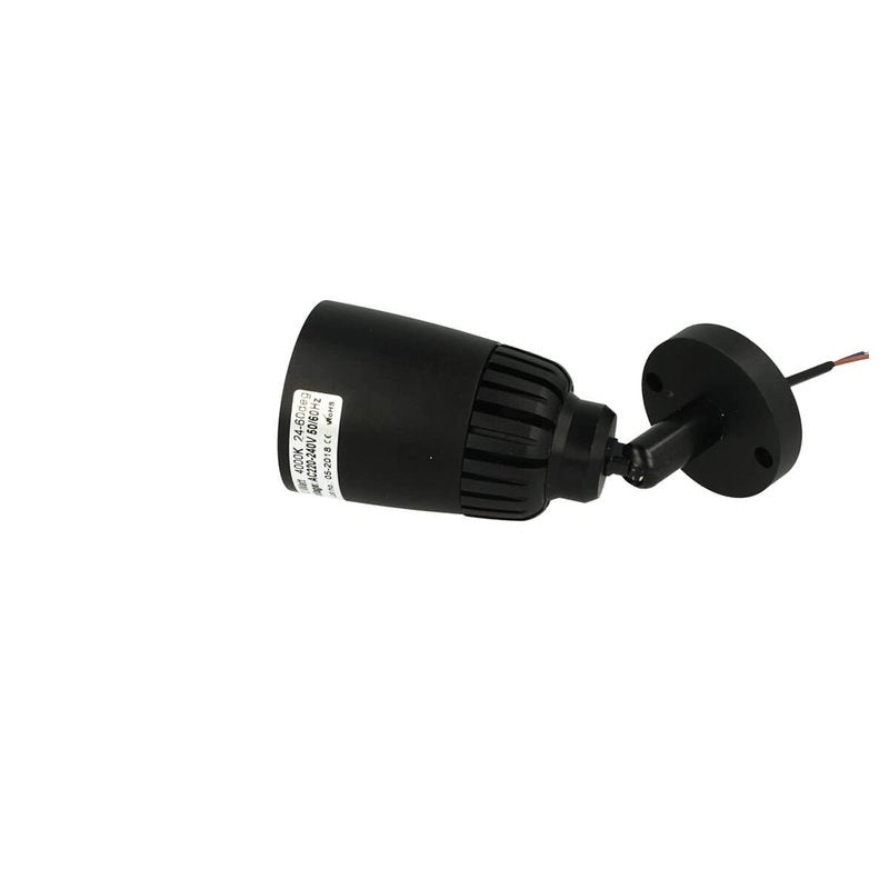 Faro Lampada Led Da Soffitto Parete Muro 10W Bianco Neutro Corpo Nero Angolo Luce Regolabile Da 24 a 60 Gradi 220V