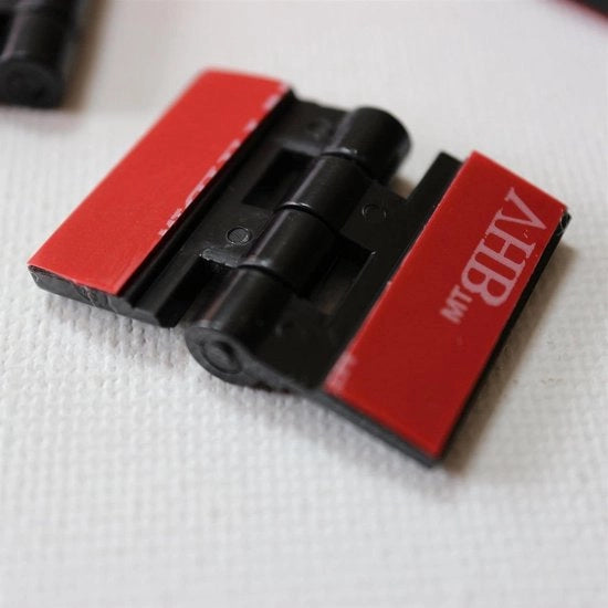 10 viti di fissaggio in acrilico nero - autoadesive - non necessita di colla - 24mm - resistente - alta qualità