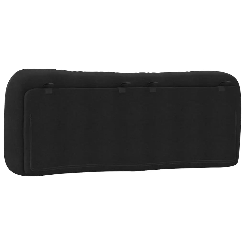 Cuscino Testiera Hvar Nero 120 cm in Tessuto CFW6179768