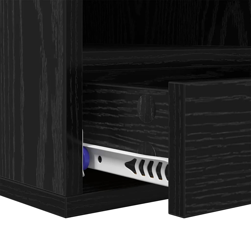 Supporto per Stampante Rovere Nero 40 x 32 x 24 cm 886030