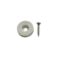 SOTTOSEDIA CON VITE Ø mm 28  - pz. 8 bianco  - Blister Koncreto