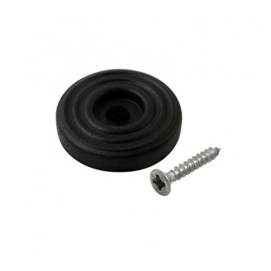 SOTTOSEDIA CON VITE Ã¸ 23 nero - stecca da pz 8- 25 confezione