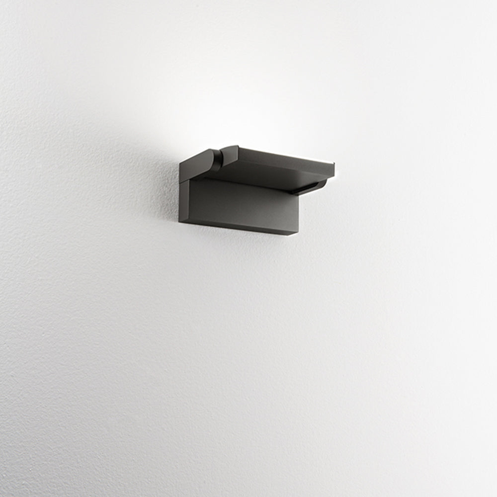 Applique Da Esterno Moderna Monitor Alluminio Grigio Acrilico Led 21W 3000K