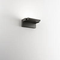 Applique Da Esterno Moderna Monitor Alluminio Grigio Acrilico Led 21W 3000K