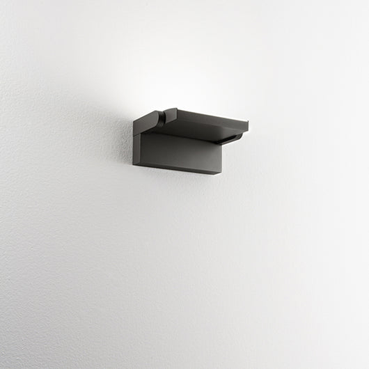 Applique Da Esterno Moderna Monitor Alluminio Grigio Acrilico Led 21W 3000K