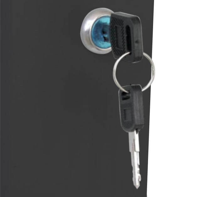 Armadio Rack 19'' a muro 15 unità sezione unica prof. 600mm Nero