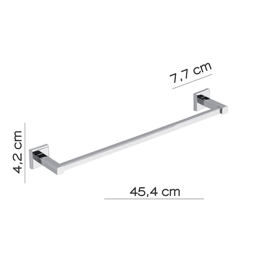 Portasalviette 45 cm in acciaio inox AISI 304 e Cromall 6921-45 Gedy serie COLORADO Cromato