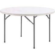 Tavolo in Plastica Pieghevole Tondo Bianco Catering Verdelook Formato: 180 cm