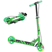 Monopattino per bambini pieghevole ¨C Xylo ¨C struttura in metallo con doppi freni, 3-8 anni, verde