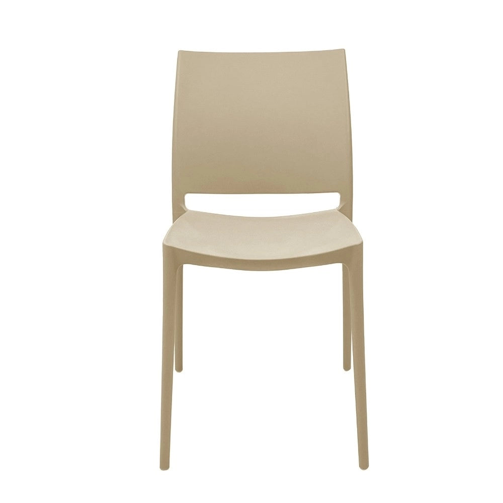 Set 4 Sedia in Polipropilene Sfera Impilabili Cashmere – Linea Moderna e Compatta
