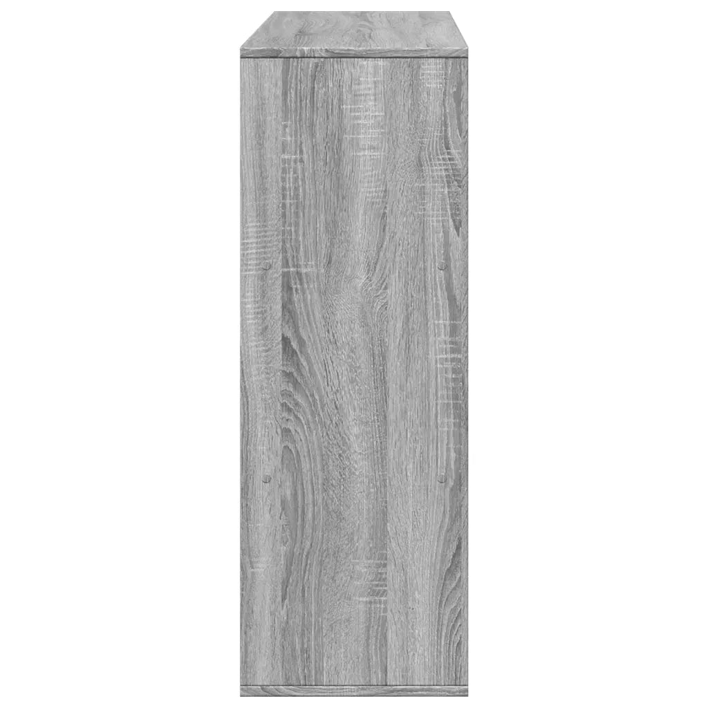 Libreria-Scaffale per Libri-Mobile di Stoccaggio Grigio Sonoma 100x33x94,5 cm in Truciolato