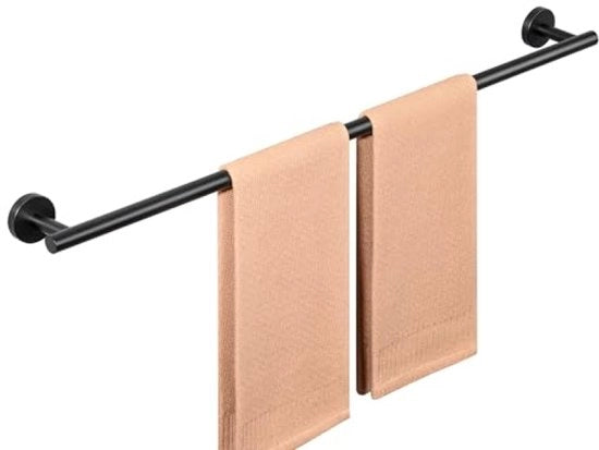 Asciugamani per bagno da 80 cm - Montaggio a parete per cucina e bagno - Acciaio inox