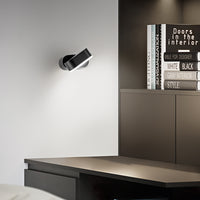 Applique Da Esterno Moderna Candy Alluminio Nero Vetro Led 6W 3000K