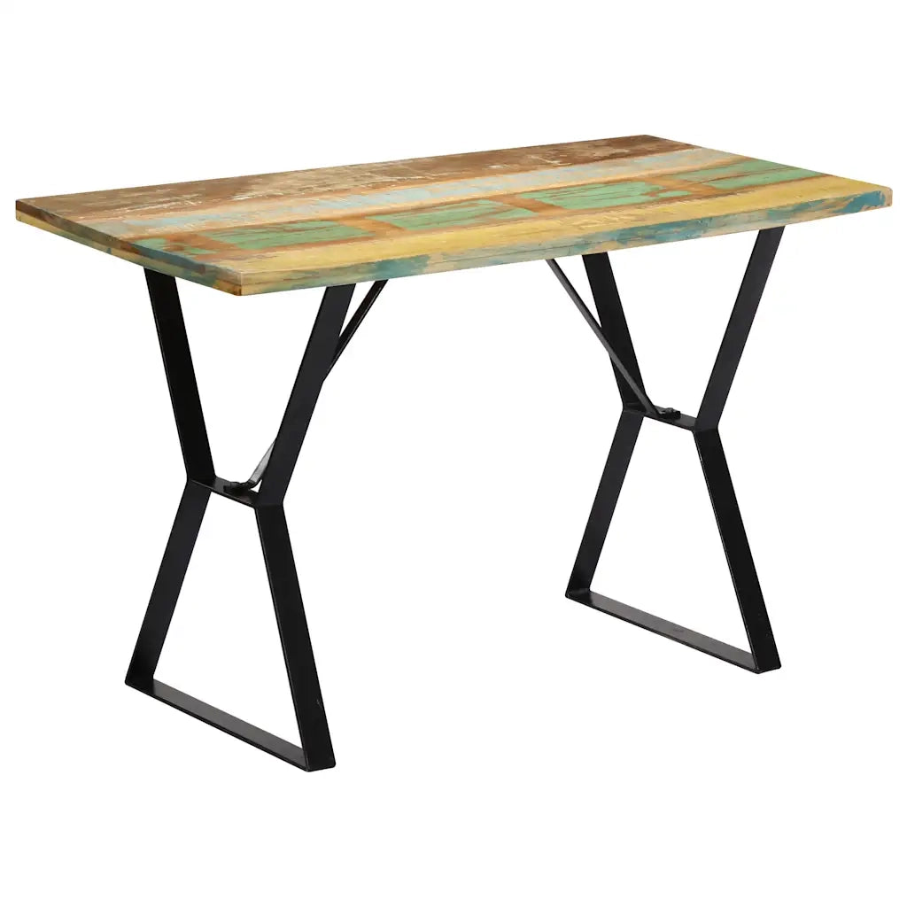 Tavolo da Pranzo 120x60x76 cm in Legno Massello di Recupero cod mxl 15966