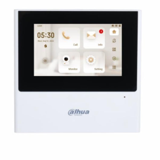 Dahua technology vth2611l-wp sistema per video-citofono 10,9 cm (4.3") nero, bianco