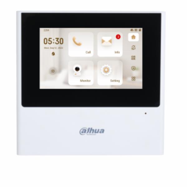 Dahua technology vth2611l-wp sistema per video-citofono 10,9 cm (4.3") nero, bianco