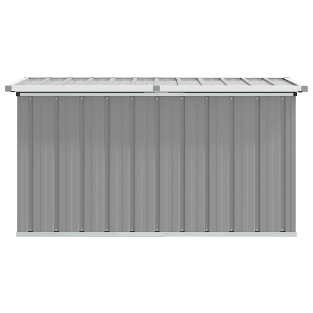 Baule da Giardino Grigio 129x67x65 cm 46262