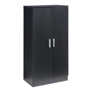 Scarpiera/scaffale con 2 ante 108 x 55 x 35 cm nero 03_0008950