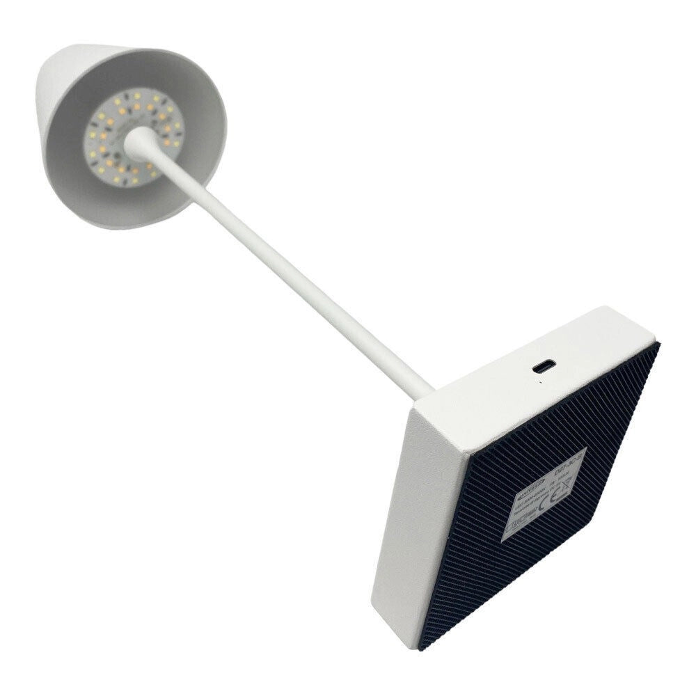 Trade Shop - Lampada Tavolo Ricaricabile Usb 10 Watt 3 Colorazione Di Luce Vari Colori D27-3c -