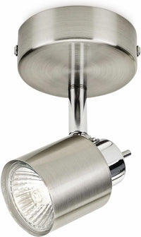 PHILIPS SPOT MERANTI FARETTO SINGOLO NICKEL IN METALLO CROMATO OPACO 5031017E7