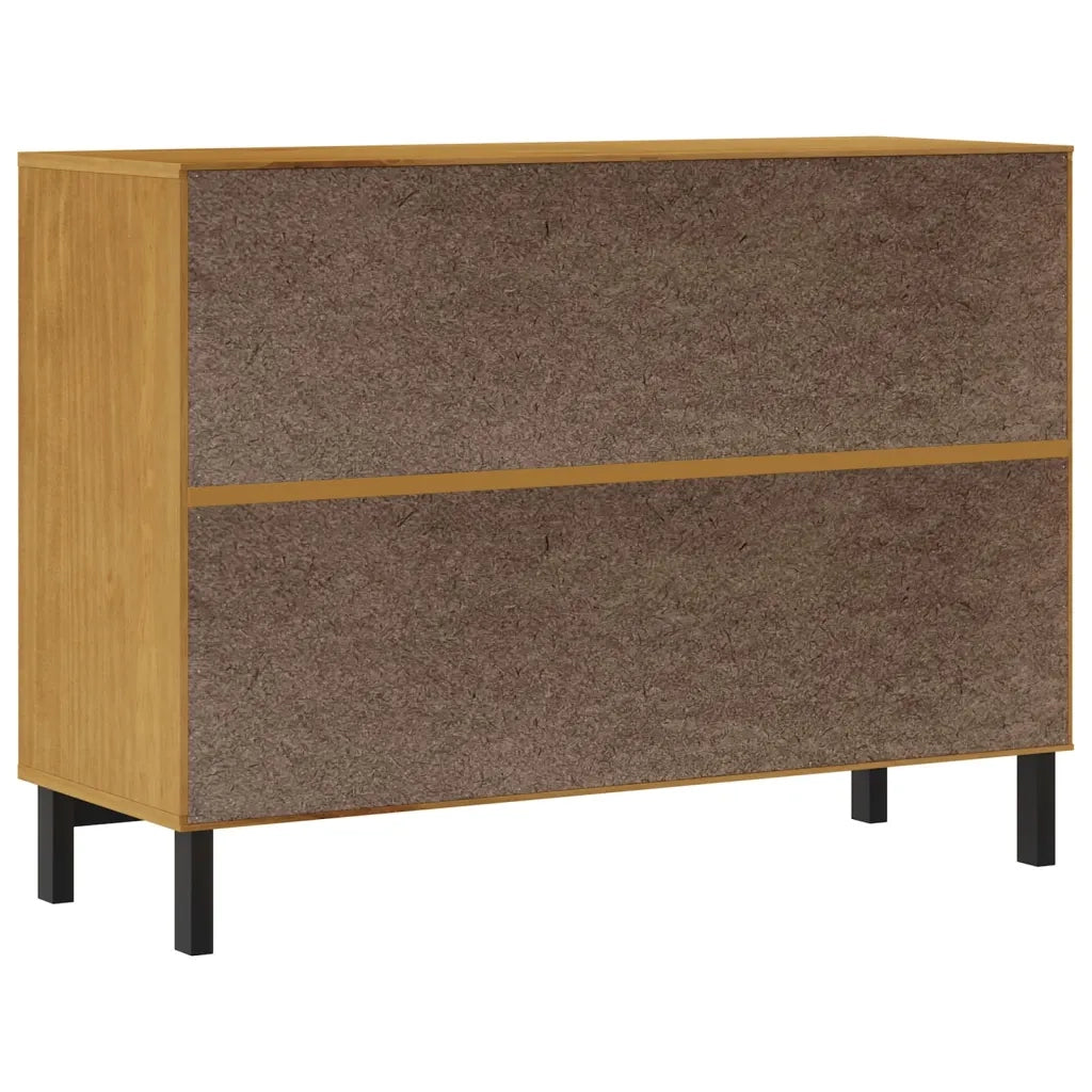 Cassettiera FLAM 110x40x80 cm in Legno Massello di Pino 357817