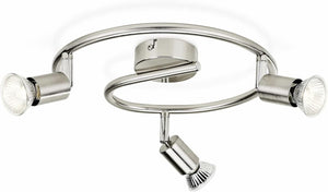 PLAFONIERA LIMBALI 3 FARETTI GU10- PHILIPS- 1,0 pz