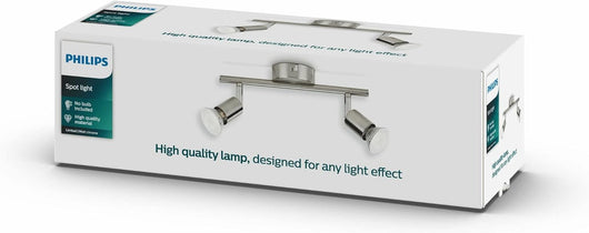 BARRA LIMBALI 2 FARETTI GU10- PHILIPS- 1,0 pz