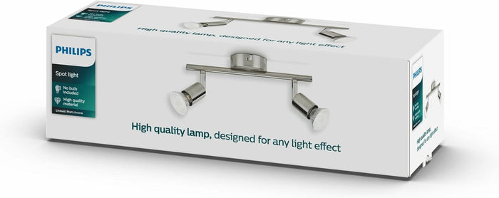 BARRA LIMBALI 2 FARETTI GU10- PHILIPS- 1,0 pz