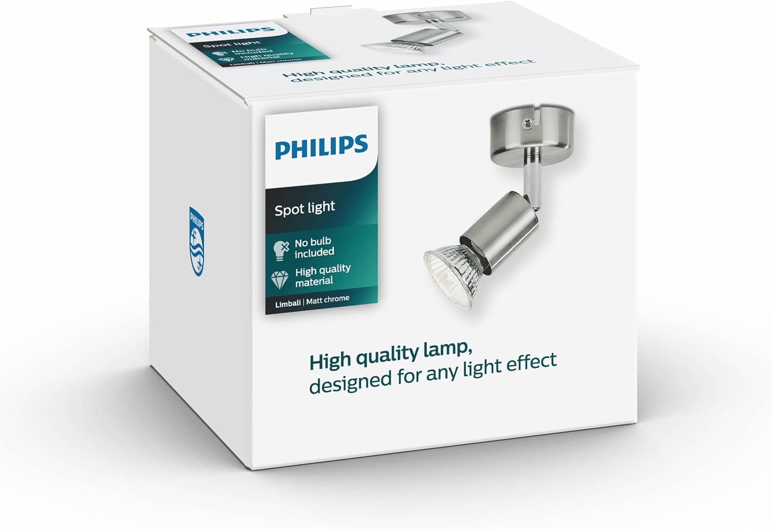 FARETTO DA PARETE LIMBALI GU10- PHILIPS- 1,0 pz