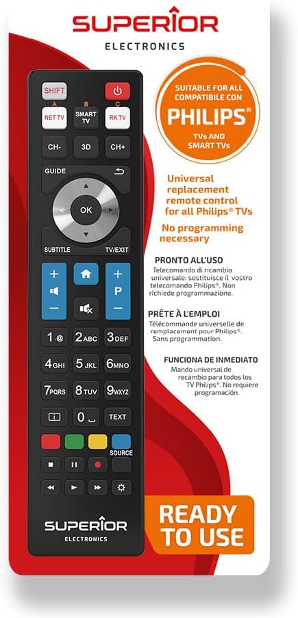 TELECOMANDO COMPATIBILE PER TV per Philips  - SUPERIOR