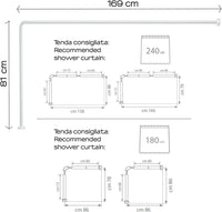 TELAIO PER TENDA VASCA 80x170 cm