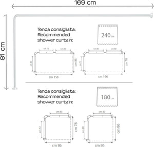 TELAIO PER TENDA VASCA 80x170 cm