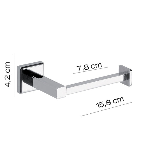 Portarotolo da muro in acciaio inox AISI 304 e Cromall 6924 Gedy serie COLORADO Cromato