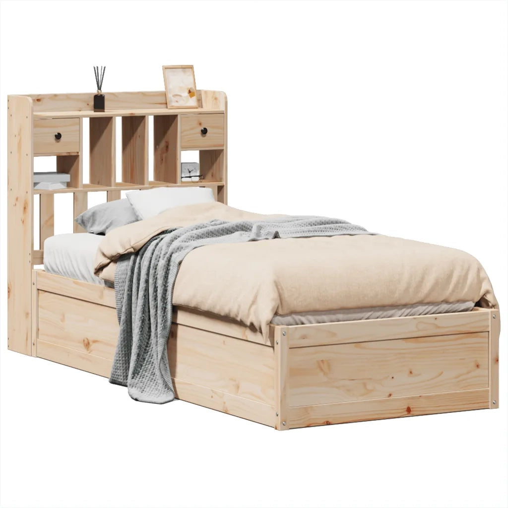 Letto senza Materasso 90x190 cm in Legno Massello di Pino 3323515