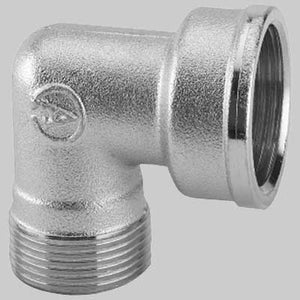 RACCORDO CURVO FEMMINA CROMATO - 3/4 - 1 pezzi - ARTECLIMA