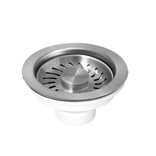 PILETTA D. 114 MM CON TAPPO FINITURA SATINATA- 11/2 Inox- LBPLA- pezzi 1