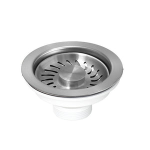 PILETTA D. 114 MM CON TAPPO FINITURA SATINATA- 11/2 Inox- LBPLA- pezzi 1