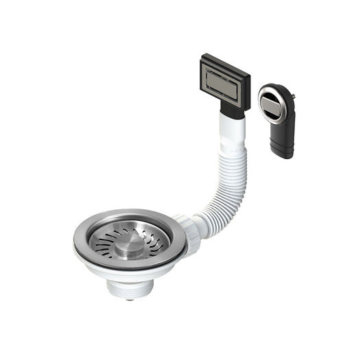 PILETTA D. 114  MM TAPPO SATIN. TROPPOPIENO ROTONDO E RETTANGOLARE- 11/2 Inox- LBPLA- pezzi 1