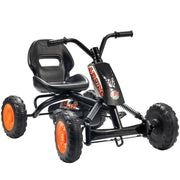 Go Kart Pedales per Bambini ¨C zephmum ¨C Acciaio, Nero, 30 kg, 2-5 Anni