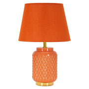 Cordov, Lampada da Tavolo Necessaria 1 Lampadina, Arancione