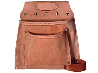BORSA DA CARPENTIERE 2 TASCHE CON PORTAMARTELLO- - cm.29x27h. - 1 pezzi