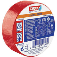 NASTRO PVC ISOLANTE IMQ TESA - ROSSO MM 25 ML 25- 10 pezzi