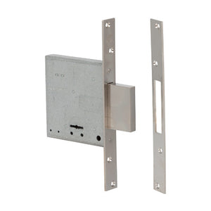 SERRATURA METALLO INFILARE 57010 CISA - B.Q ZINC F.MM 25 DM M4 H.MM 114 E.MM 50