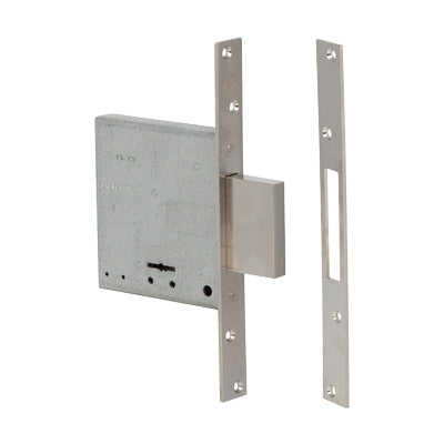 SERRATURA METALLO INFILARE 57010 CISA - B.Q ZINC F.MM 25 DM M4 H.MM 114 E.MM 50