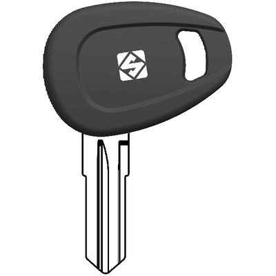 CHIAVE AUTO GIVI GIV2RP SILCA - OTTONE NICHELATO- 5 pezzi