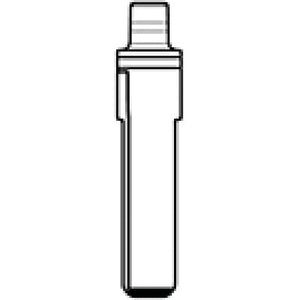 CHIAVE FLIP AUTO VOLKSWAGEN HU103T SILCA - OTTONE NICHELATO